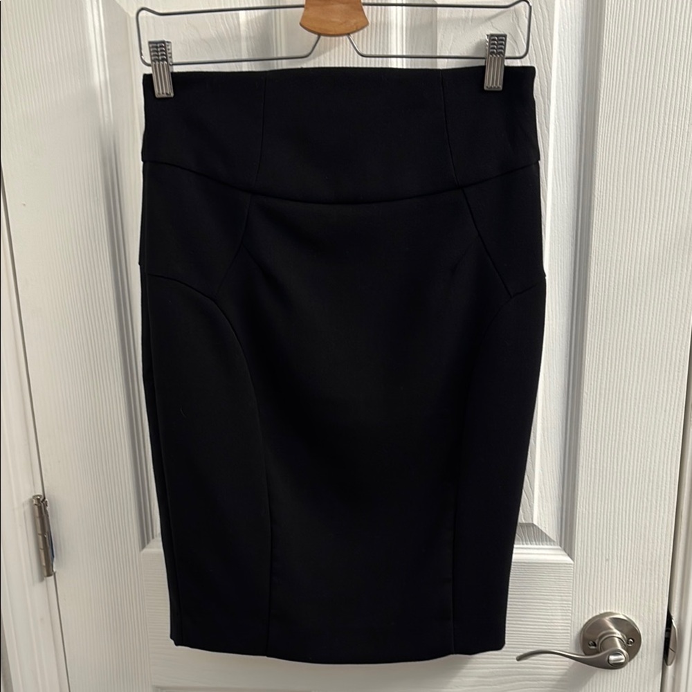 Vintage ZARA BASIC Black Pencil Skirt Excellent - Size M - Sassy!!